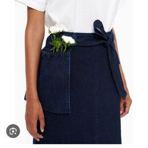 Marimekko Dark Blue A-Line Skirt